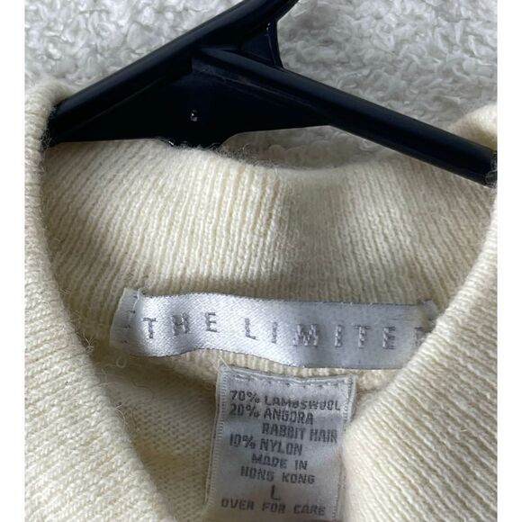 Women’s Cozy Lambswool Angora Rabbit Hair Blend Crewneck Sweater Size Large - Picture 2 of 5